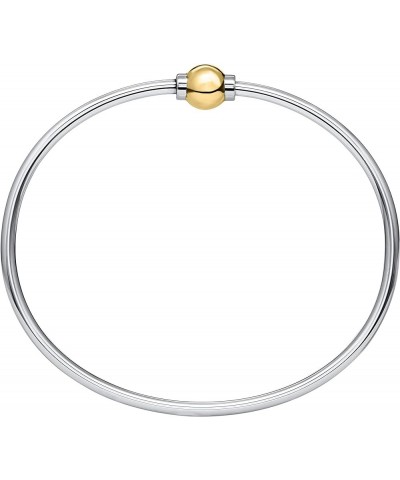 The Traditional Sterling Silver & 14K Yellow Gold Clad Single Ball Threaded Bracelet from Cape Cod Size 7 1/2 $34.30 Bracelets