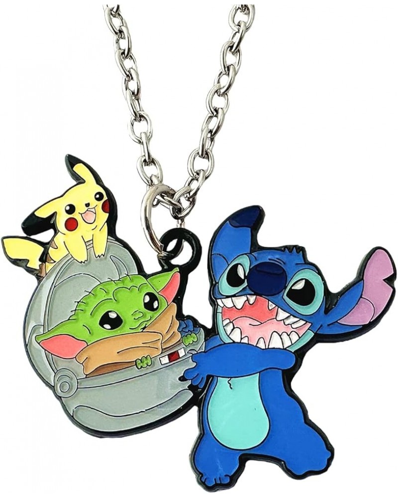 Stitch Necklace Anime Cosplay Jewelry Necklace Gifts for Men Woman 7 $9.44 Necklaces