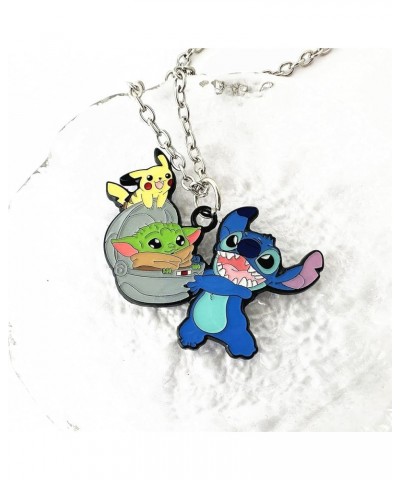 Stitch Necklace Anime Cosplay Jewelry Necklace Gifts for Men Woman 7 $9.44 Necklaces