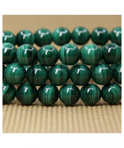 Handmade Gem Semi Precious Gemstone 8mm Round Beads Stretch Bracelet 7" Unisex Malachite $9.17 Bracelets