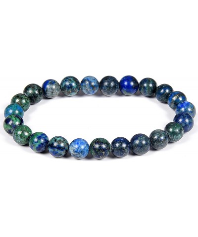 Azurite Bracelet Crystal Healing Gemstone Bracelet Stone Bracelet Jewelry for Men & Women, Color Blue, Bead Size 8 mm $8.06 B...