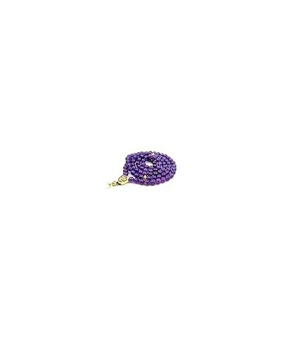 albasha Tasbih 2021 Natural purple Amethysts 99beads bracelet Islamic Eid gift Gold Tassel for women rosary bead Muslim turki...