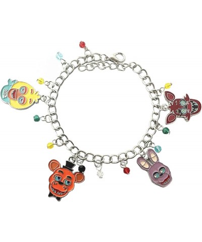 Horror Night Freddy Charm Bracelet Gifts for Women girl 2 $5.88 Bracelets