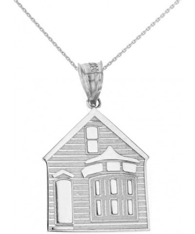 925 Sterling Silver My House is a Home Charm Pendant Necklace 16.0 Inches $16.09 Necklaces