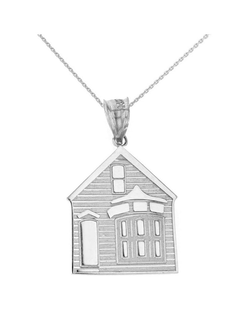 925 Sterling Silver My House is a Home Charm Pendant Necklace 16.0 Inches $16.09 Necklaces