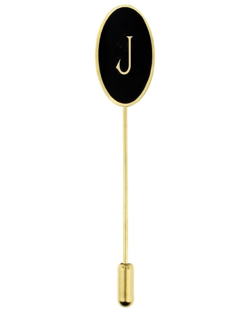 PinMart's Letter J Lapel Stick Pin 1 Piece $6.94 Brooches & Pins