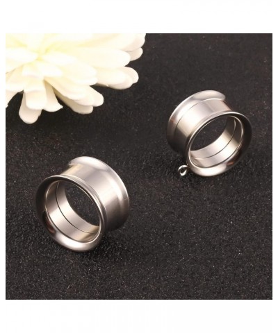 3 Pairs Set DIY Tunnels Plugs Gauges for Ears Piercing Jewelry Black Gold 2g 0g Stainless Steel Ear Dangle Accessories For Wo...