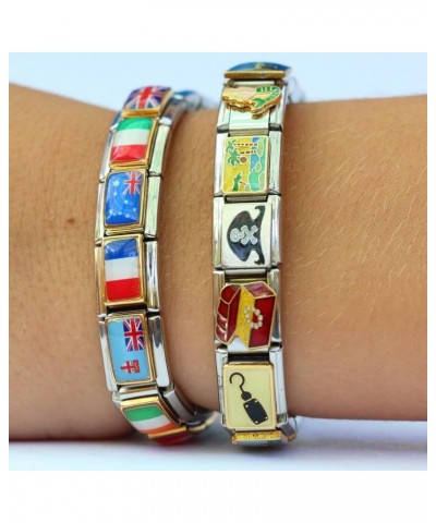 Quilting Heart Italian Charm $7.36 Bracelets