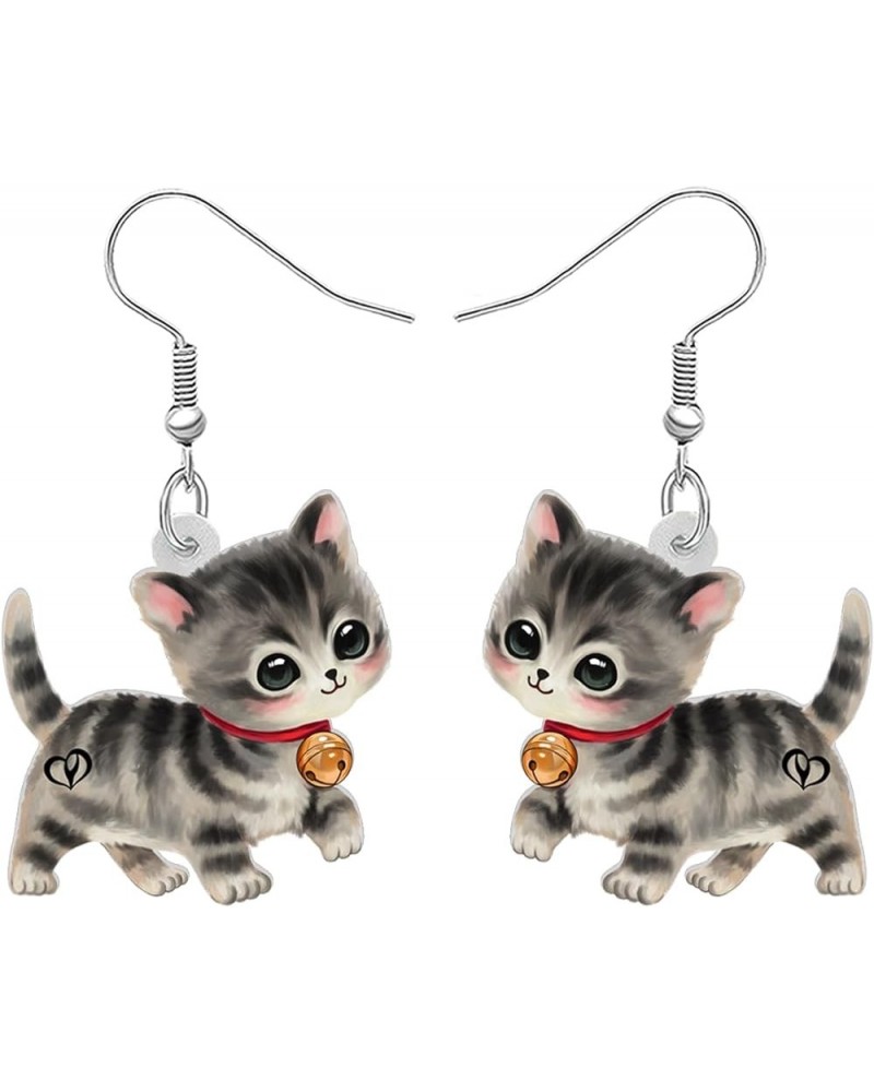 Acrylic Cute Kitten Cat Earrings Dangle Drop Anime Pets Animals Jewelry for Women Girls Kids Cat Lovers Charms Gifts Party Fa...