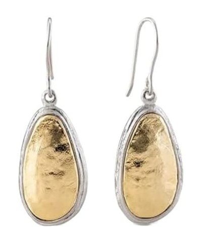 Tears of Gold Teardrop Earrings for Women – Premium 925 sterling Silver Plated in 14k Gold – Elegant and Modern – Secure Lock...