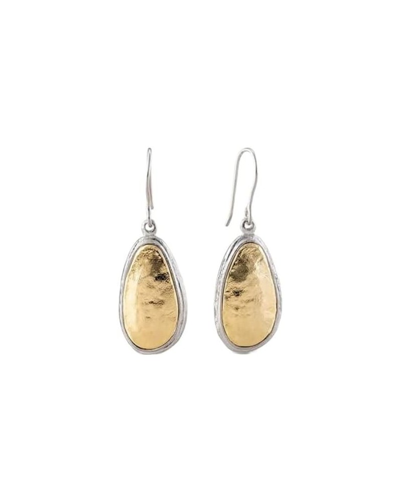 Tears of Gold Teardrop Earrings for Women – Premium 925 sterling Silver Plated in 14k Gold – Elegant and Modern – Secure Lock...