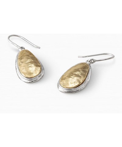 Tears of Gold Teardrop Earrings for Women – Premium 925 sterling Silver Plated in 14k Gold – Elegant and Modern – Secure Lock...