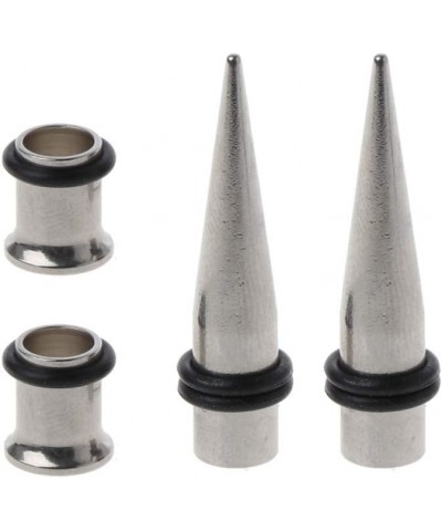 Gauge 7mm Pair of Stainless Steel Tapers and Tunnels Ear Studs Stretching Kit with O-Ring Body Jewelry for Male Female $5.49 ...