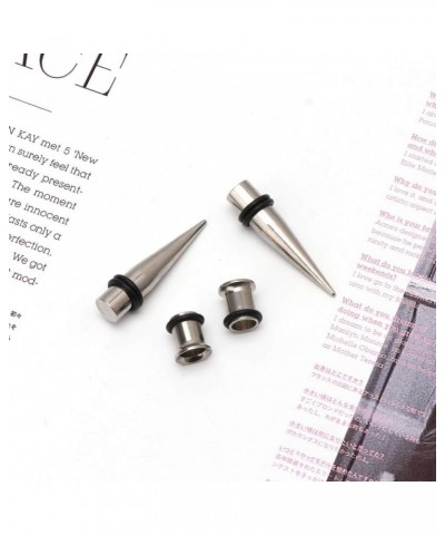 Gauge 7mm Pair of Stainless Steel Tapers and Tunnels Ear Studs Stretching Kit with O-Ring Body Jewelry for Male Female $5.49 ...