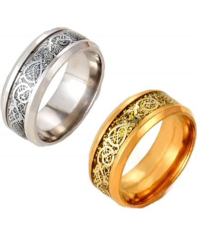 Stainless Steel Decorative Rings for Men and Women 10 Ring-01 $6.14 Others