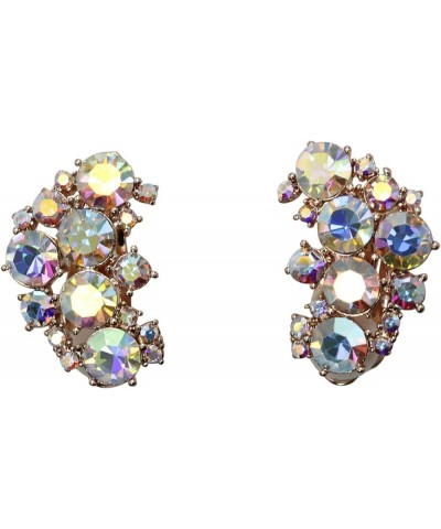 Gorgeous Clip Ons Floral Earrings MultiColored $10.03 Earrings