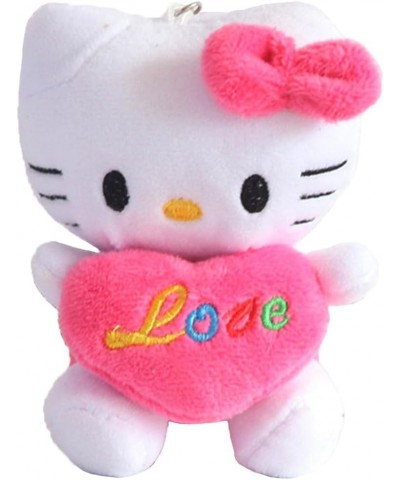 Cute Cat Plush Pendant Accessories,Gifts for Friends and Family on Easter Valentine's Day Pink $8.09 Necklaces