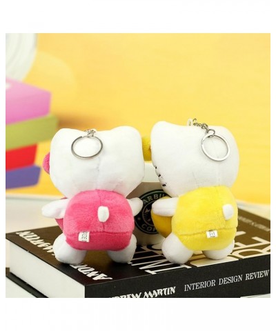 Cute Cat Plush Pendant Accessories,Gifts for Friends and Family on Easter Valentine's Day Pink $8.09 Necklaces