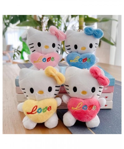 Cute Cat Plush Pendant Accessories,Gifts for Friends and Family on Easter Valentine's Day Pink $8.09 Necklaces