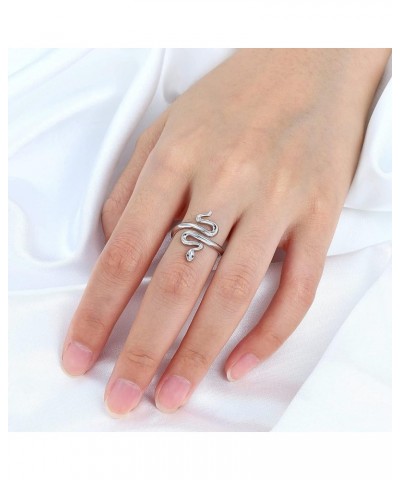 925 Sterling Silver Snake Ring for Women - Whether You Snakes Lovers or Not, Personalized Fashion Jewelry is Worth Having Sil...