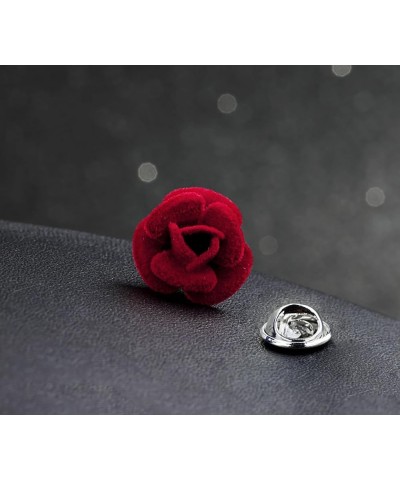 Rose Flower Velvet Collar Brooch Pin Frabric Floral Tie Pins Suit Accessories Boutonniere Brooches Pins Fashion Jewelry Gifts...