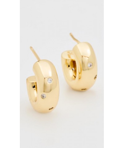 Women's Open Hollow Hoop Earrings Gold $24.75 Earrings