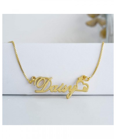 Custom Name Necklace Personalized Nameplte Necklaces for Women Customized Name Necklaces Pendant Jewelry Gifts for Women 11 D...