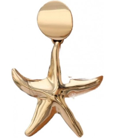 Starfish Earrings for Women Dangle Earrings for Girls Fashion Jewelry for Party Prom Earrings GOLD $7.79 Earrings