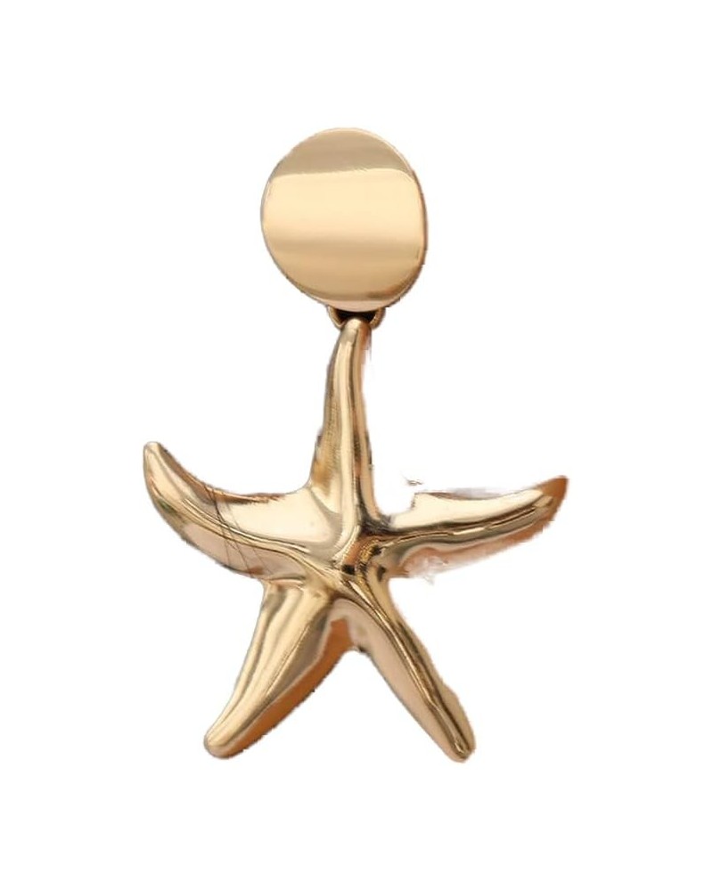 Starfish Earrings for Women Dangle Earrings for Girls Fashion Jewelry for Party Prom Earrings GOLD $7.79 Earrings