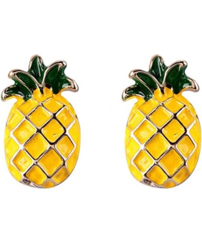 4pcs Girl Jewelry Pin Jewelry Brooch Fruit Brooch Collar Pin Pineapple Brooch Accessories for Women Dress Badge Pin Enamel La...