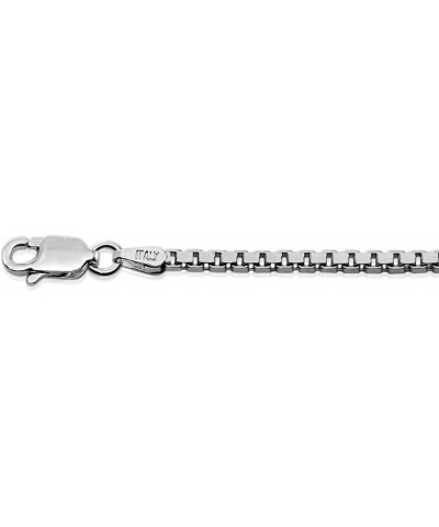 BOX CHAIN – 925 Sterling Silver Italian Necklace Thickness 1.9MM – Length 18" to 30 18.0 Inches 1.9MM $44.10 Necklaces