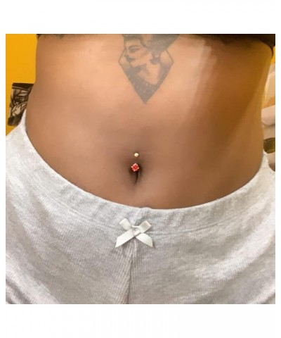 Body Piercing Belly Button Ring in 14K Gold Over Sterling Silver Gift For Her White Gold Over : Cubic Zirconia $13.80 Body Je...