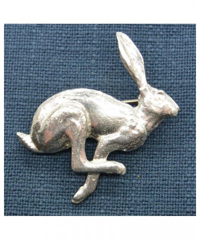 Hare Brooch, March Hare Brooch, Hare Jewelry, Handmade, by, William Sturt, in, Fine Pewter $20.01 Brooches & Pins