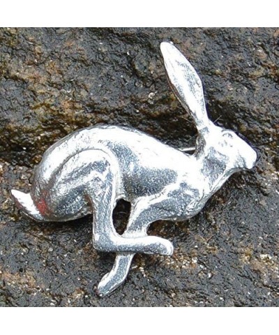 Hare Brooch, March Hare Brooch, Hare Jewelry, Handmade, by, William Sturt, in, Fine Pewter $20.01 Brooches & Pins