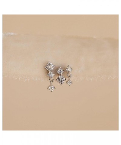 Gold Earrings for Women, Dainty Gold Earrings Set 14K Gold Plated Small CZ Star Butterfly Stud Earrings Cute Gold Hoop Earrin...