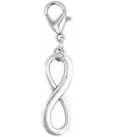 Infinity Clip on Charm Perfect for Necklaces and Bracelets 98T $8.09 Bracelets