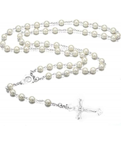 First Communion Rosary for Girls and Boys, Rosary Beads Catholic for Men, Women and Kids Pack in Holy Cup Metal Box, Rosary N...