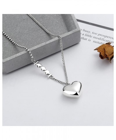 925 Sterling Silver Heart Pendant Necklace for Women Girls style 5 $29.25 Necklaces