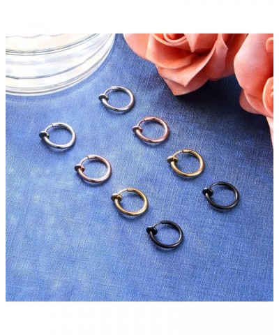 Fake Nose Ring Fake Septum Fake Nose Ring Hoop Clip On Fake Nose Piercing Faux Lip Ear Septum Nose Ring Non Pierced Fake Nose...