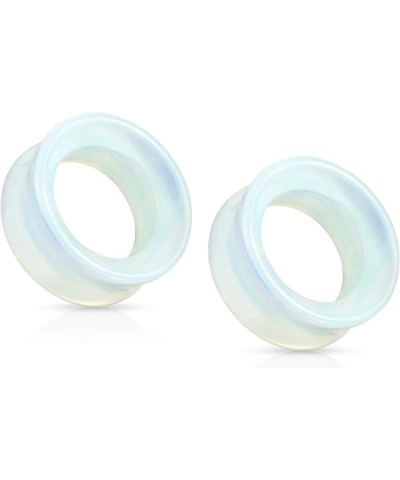 Opalite Stone Double Flared Saddle Tunnels, Sold as a Pair 16mm (5/8") $9.76 Body Jewelry