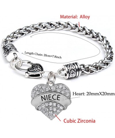 Big Sis Sister Mom Daughter Bracelet Family Alloy Zircon Jewelry Niece $8.84 Bracelets