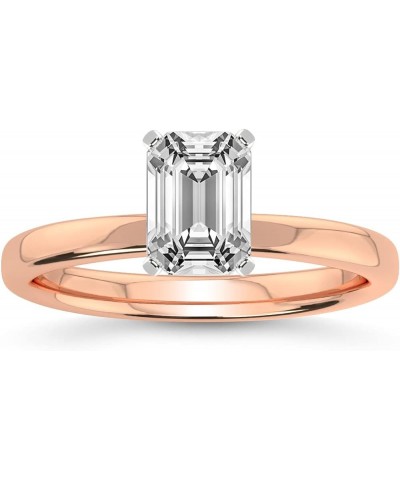 1 Carat - 5 Carat | IGI Certified Lab Grown Diamond Engagement Ring | 14K Or 18K in White, Yellow Or Rose Gold | Four-Prong S...