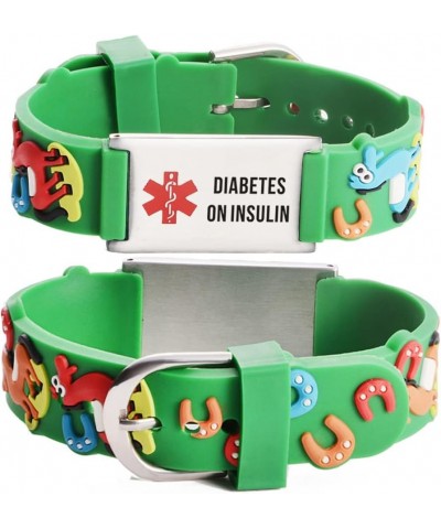 cartoon medical alert id bracelets Parents gift to Son, daughter, brother, sister HORSE diabetes on insulin $12.53 Bracelets