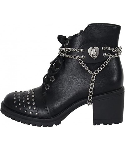 Adjustable Fashion Boot Chains Biker Boots Decoration Chains Women Shoe Chain Bracelet for Boot Praying Hands Inside A Heart ...