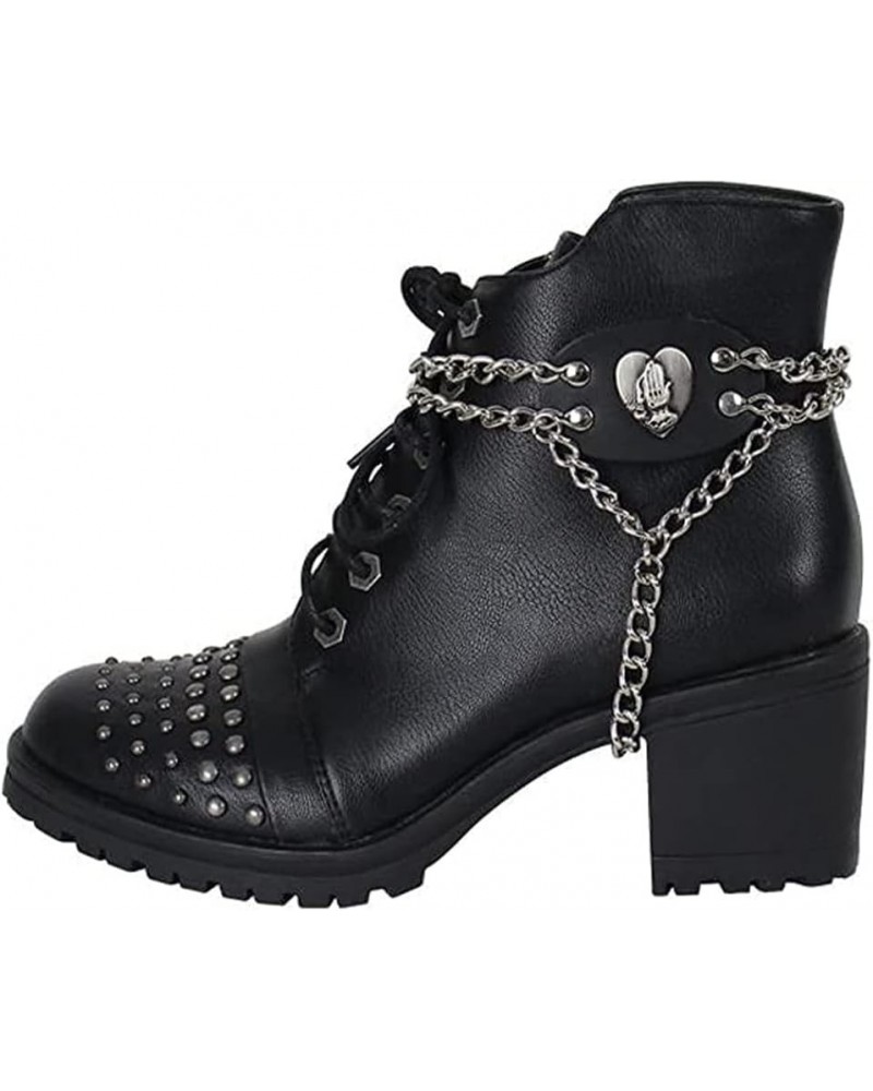 Adjustable Fashion Boot Chains Biker Boots Decoration Chains Women Shoe Chain Bracelet for Boot Praying Hands Inside A Heart ...