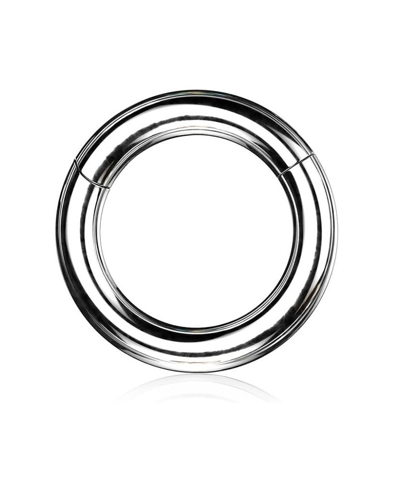 8GA-2GA Large Gauge 316L Stainless Steel Hinged Segment Clicker Ring Gauge: 4mm (6GA) / Diameter: 14mm (9/16") $8.95 Body Jew...