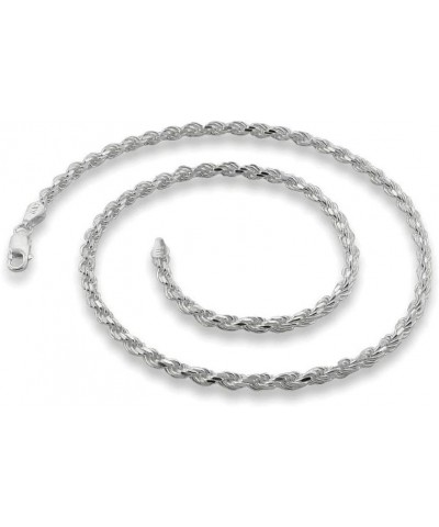 1.2MM Rope Chain .925 Solid Sterling Silver Sizes 16-30 28.0 Inches $14.50 Necklaces