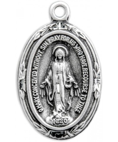 Miraculous Medal Pendant Necklace, Made in USA Style 81 $25.96 Necklaces