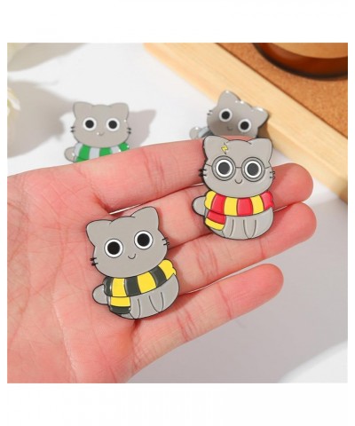 Cute Cat Brooch Pin, Cute meme Cat Cartoon Brooch Pins Enamel Brooches Lapel Pins Badge Women Clothing Bag Decor Magic Cat-4 ...