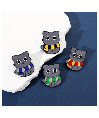 Cute Cat Brooch Pin, Cute meme Cat Cartoon Brooch Pins Enamel Brooches Lapel Pins Badge Women Clothing Bag Decor Magic Cat-4 ...